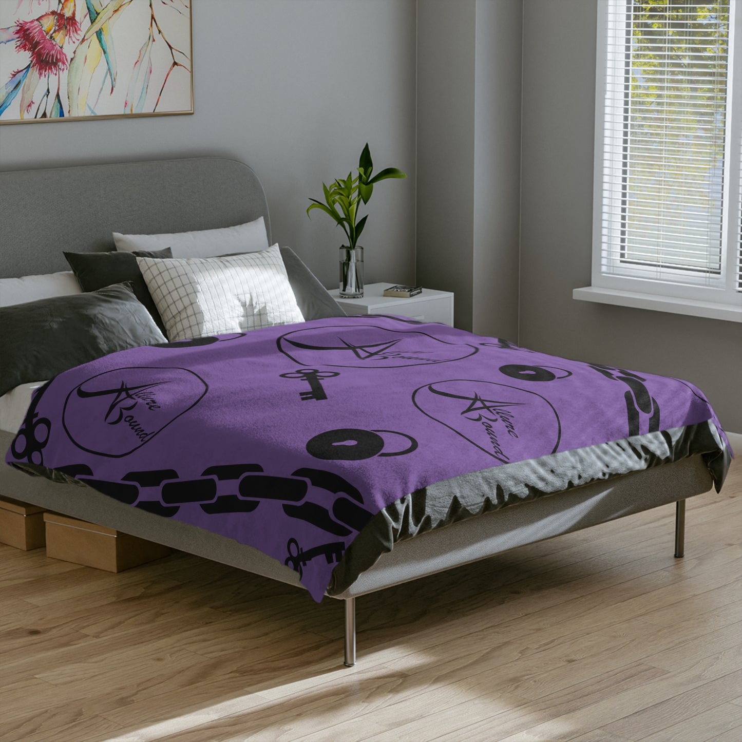 Allure Bound Velveteen Minky Blanket