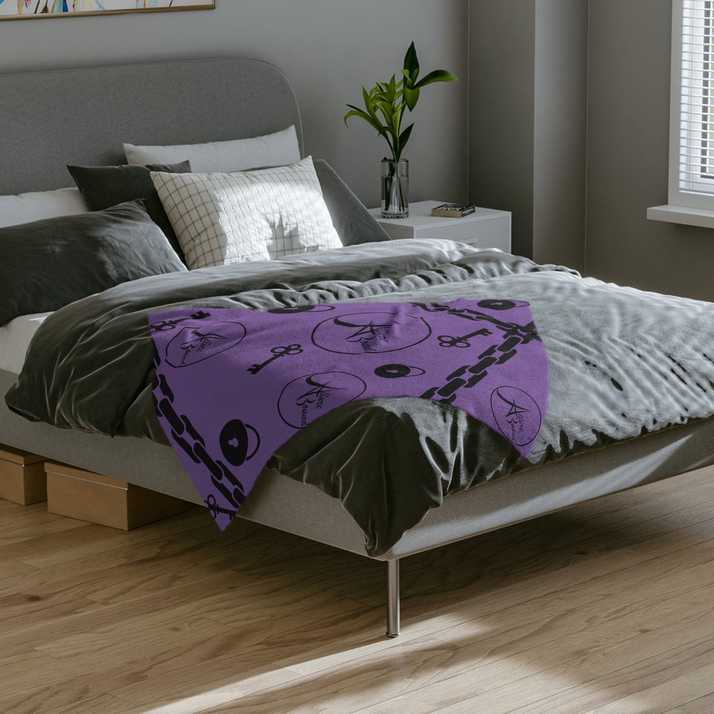 Allure Bound Velveteen Minky Blanket