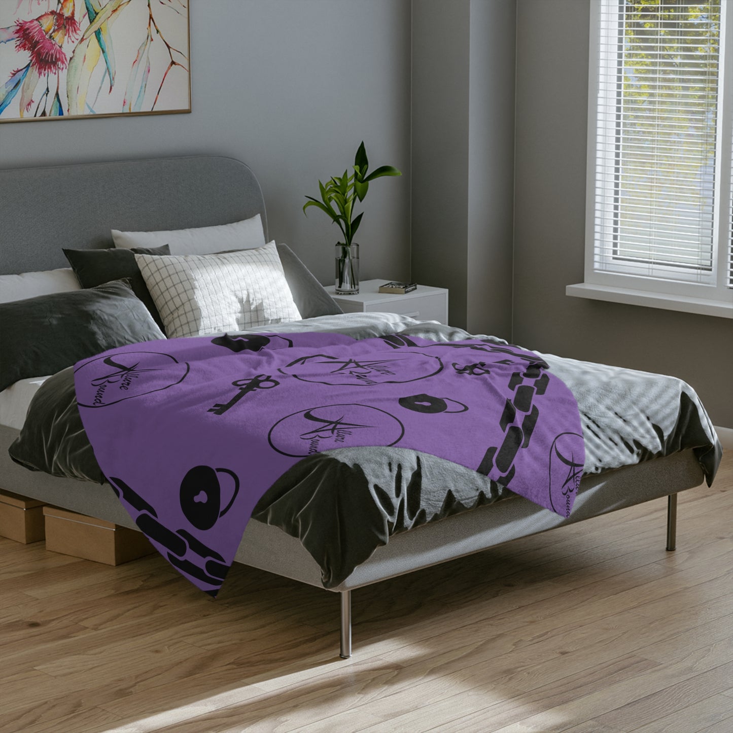Allure Bound Velveteen Minky Blanket