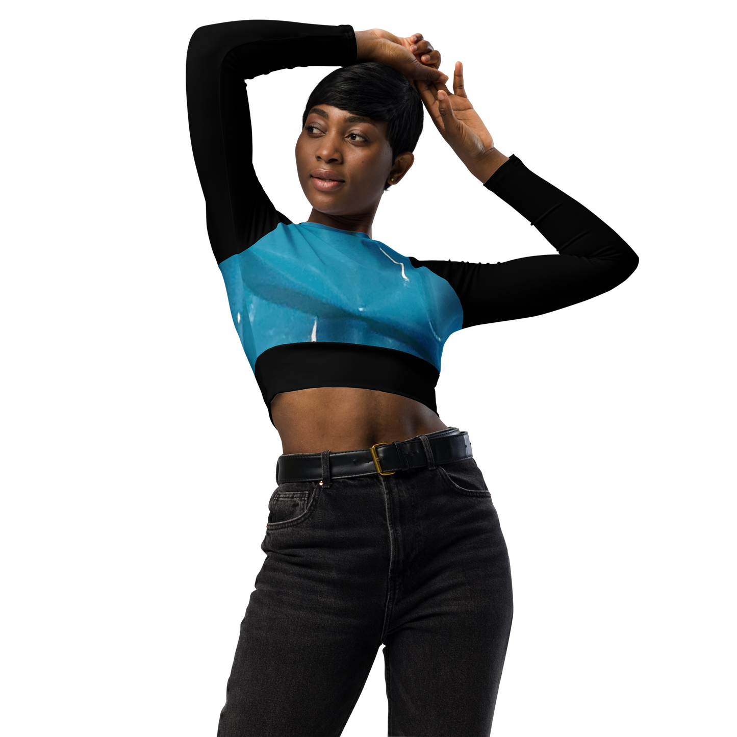 FleX Long-sleeve Crop Top