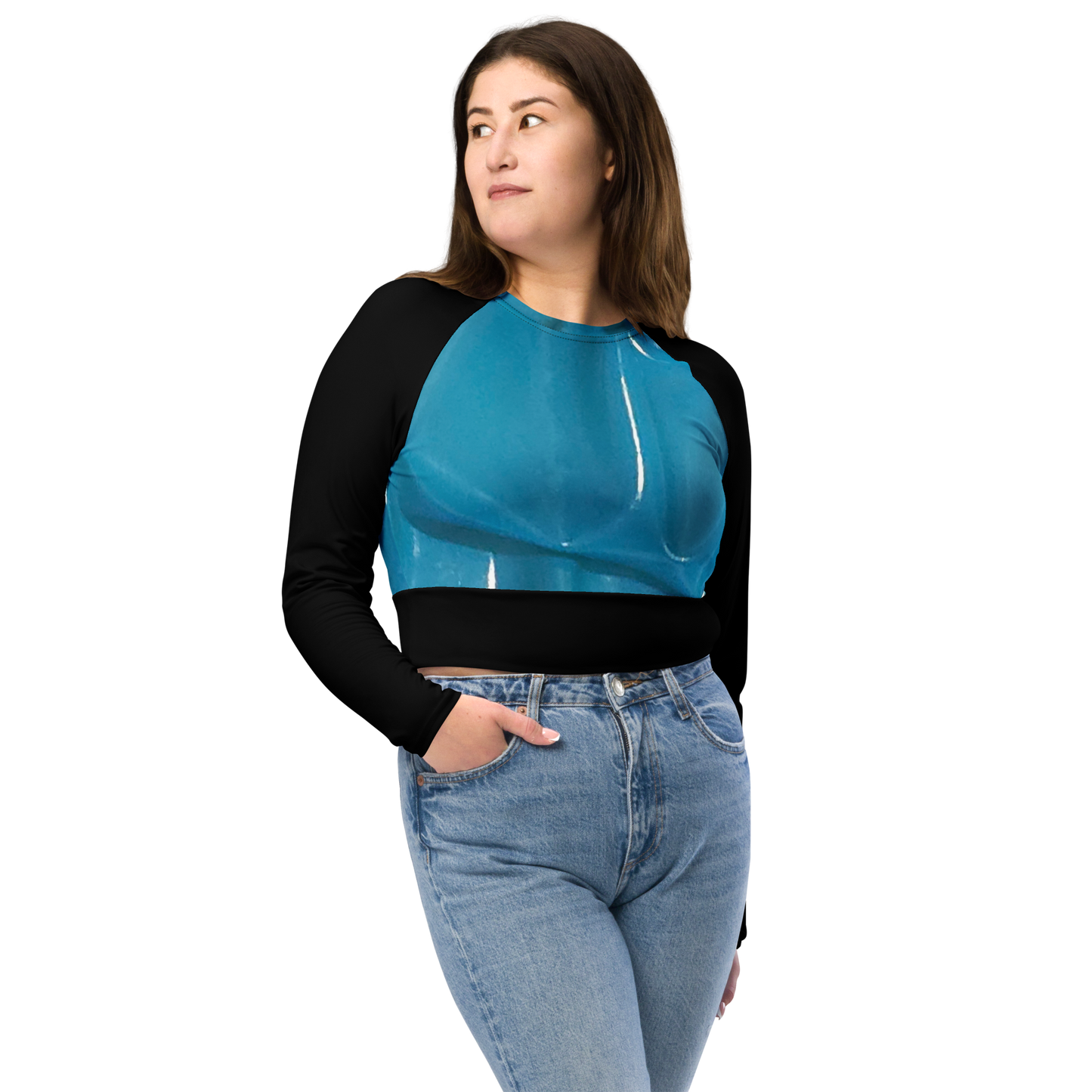 FleX Long-sleeve Crop Top