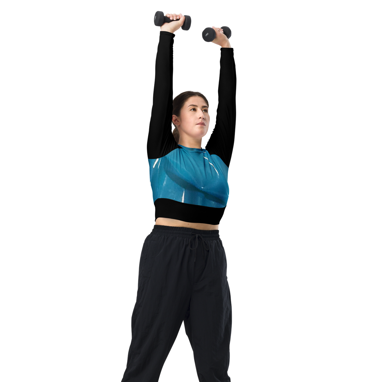 FleX Long-sleeve Crop Top