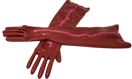 Long Zip Gloves