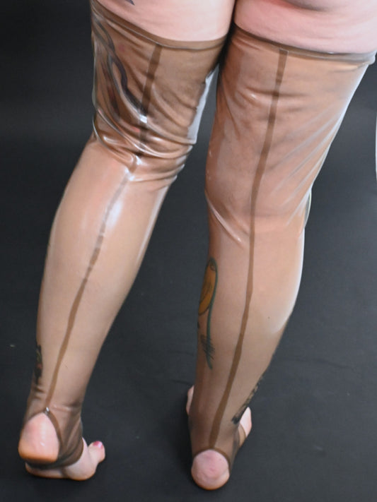Thigh High Latex Stirrups