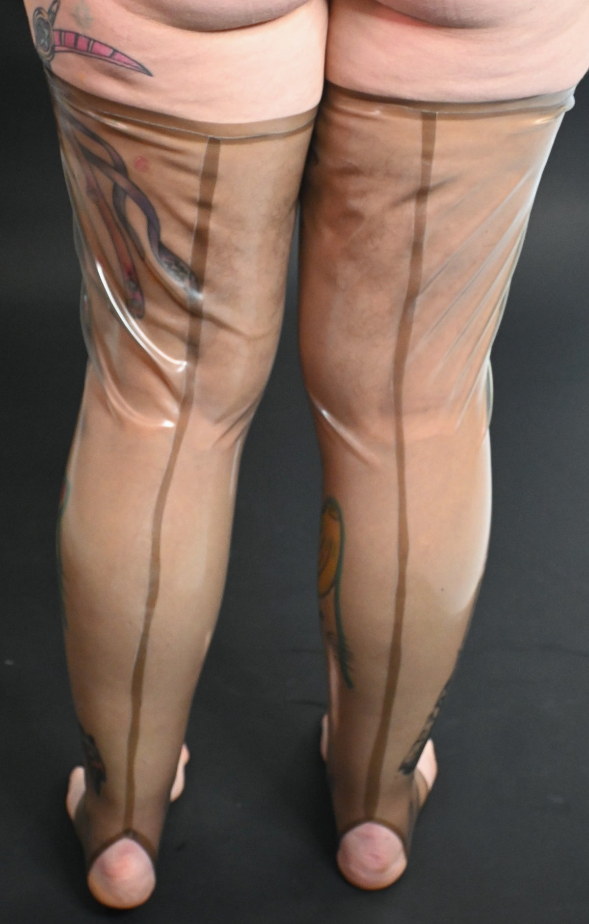 Thigh High Latex Stirrups