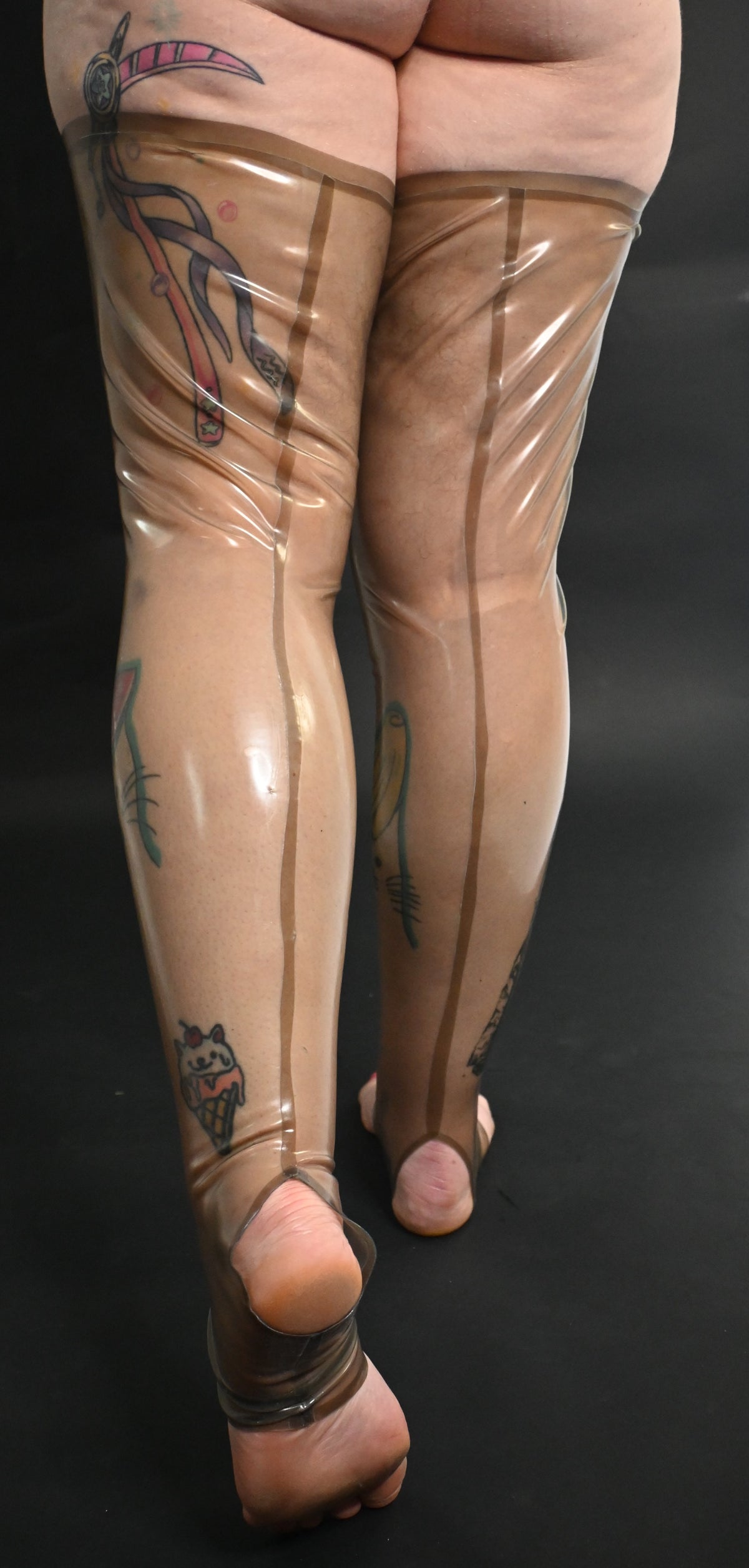 Thigh High Latex Stirrups
