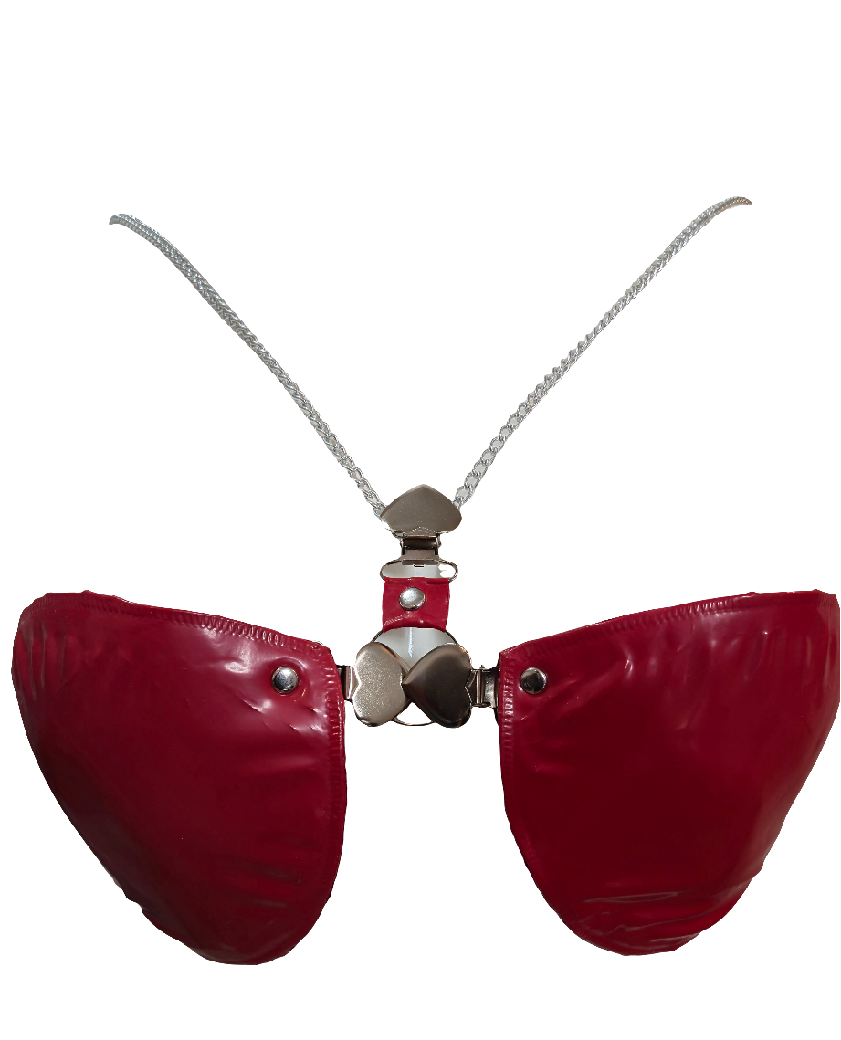 Clip-On Latex Bra