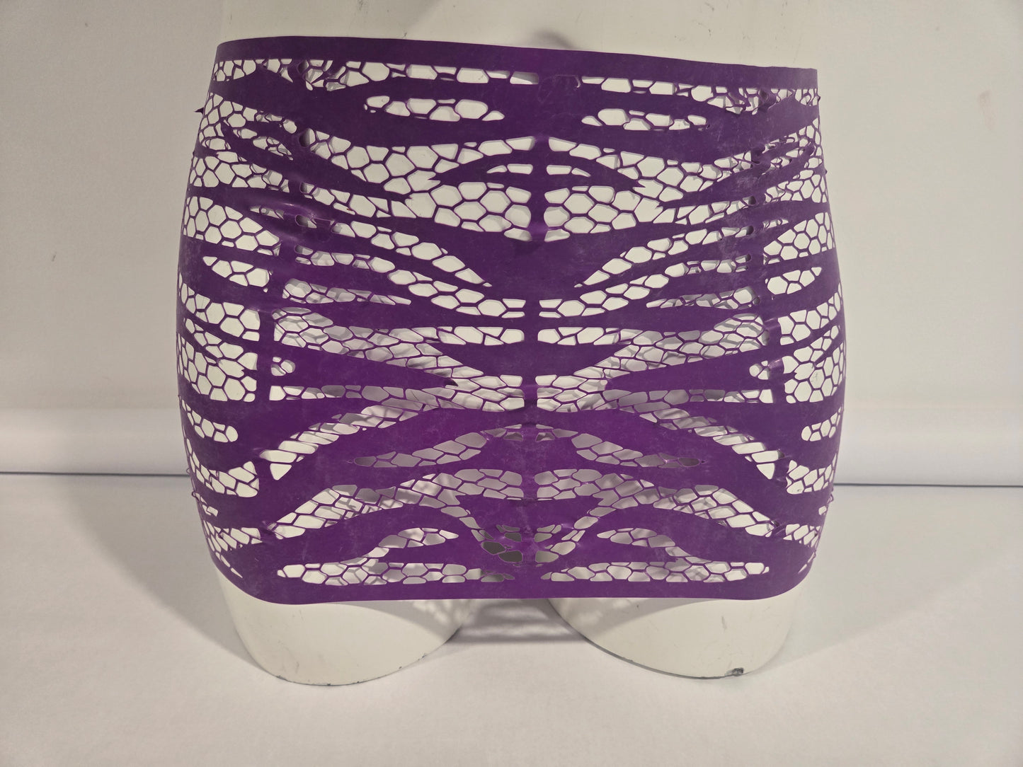 Zebra Net Mini Skirt