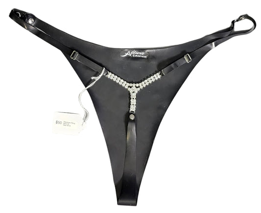 Rhinestone Thong