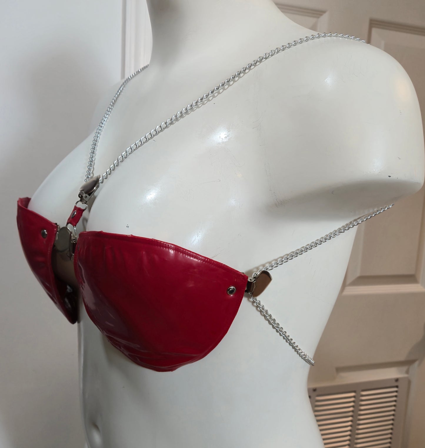 Clip-On Latex Bra