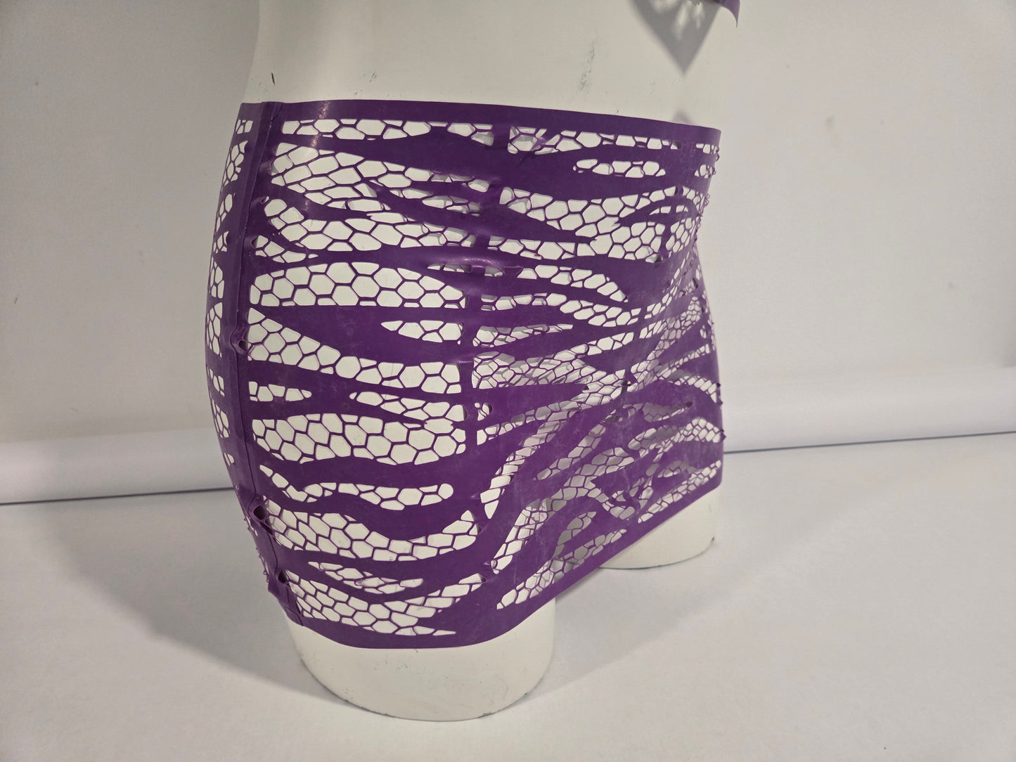 Zebra Net Mini Skirt