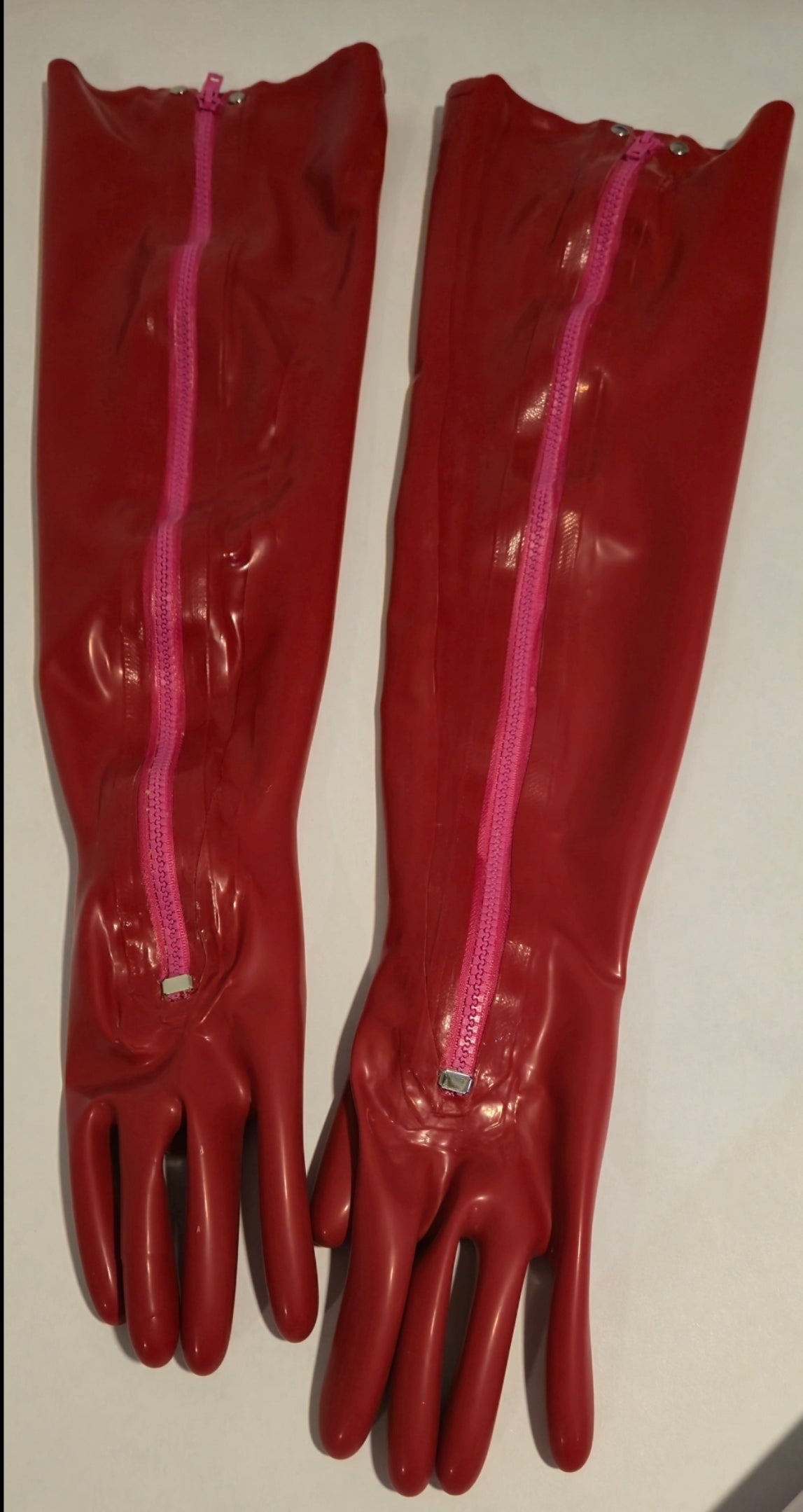 Long Zip Gloves