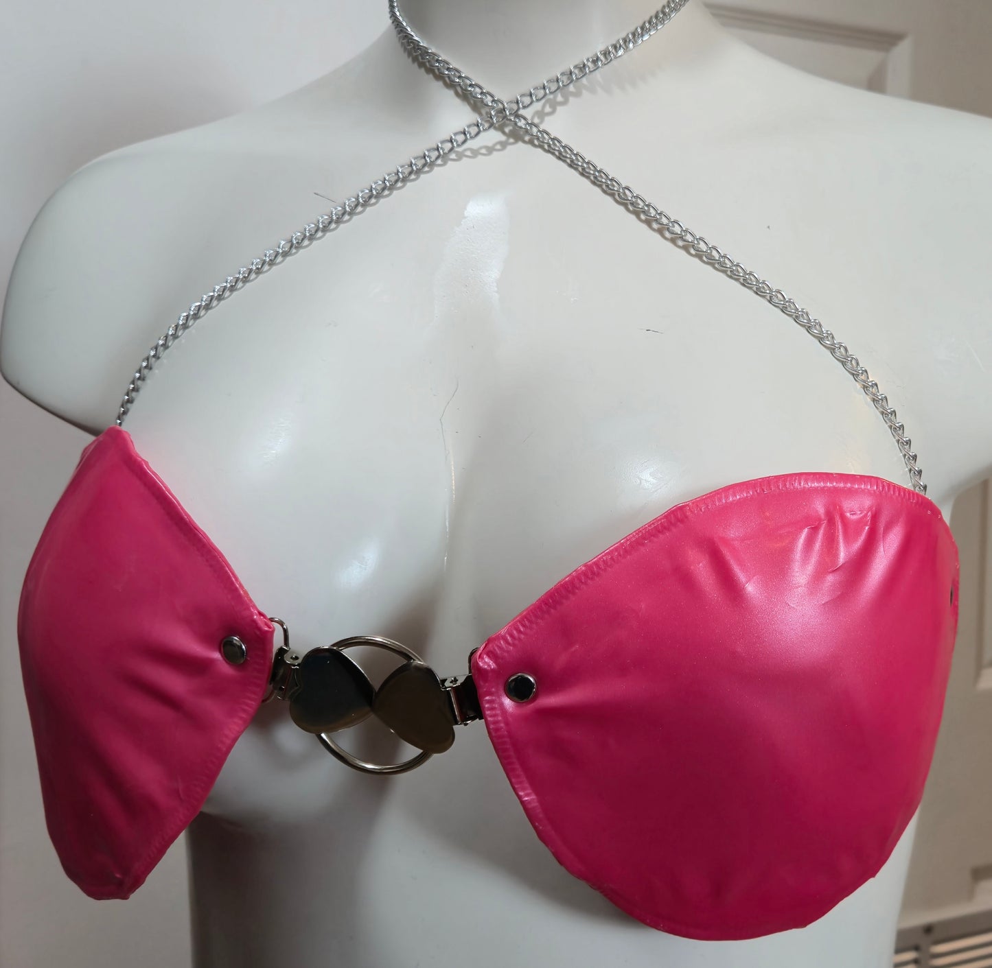 Clip-On Latex Bra