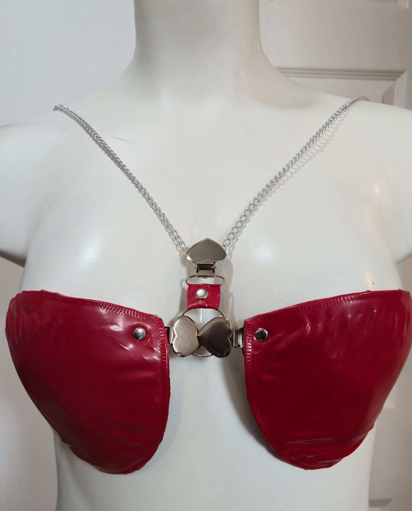 Clip-On Latex Bra