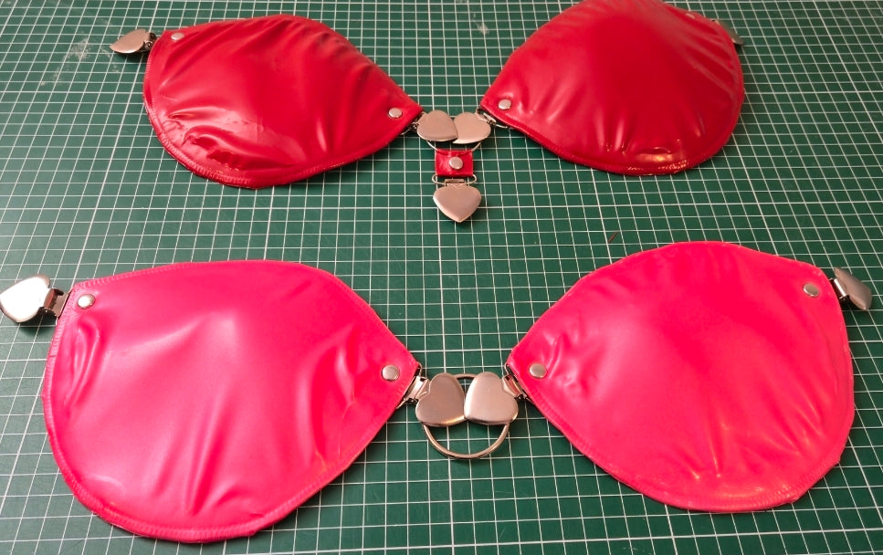 Clip-On Latex Bra
