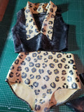 V Collar Crop Top