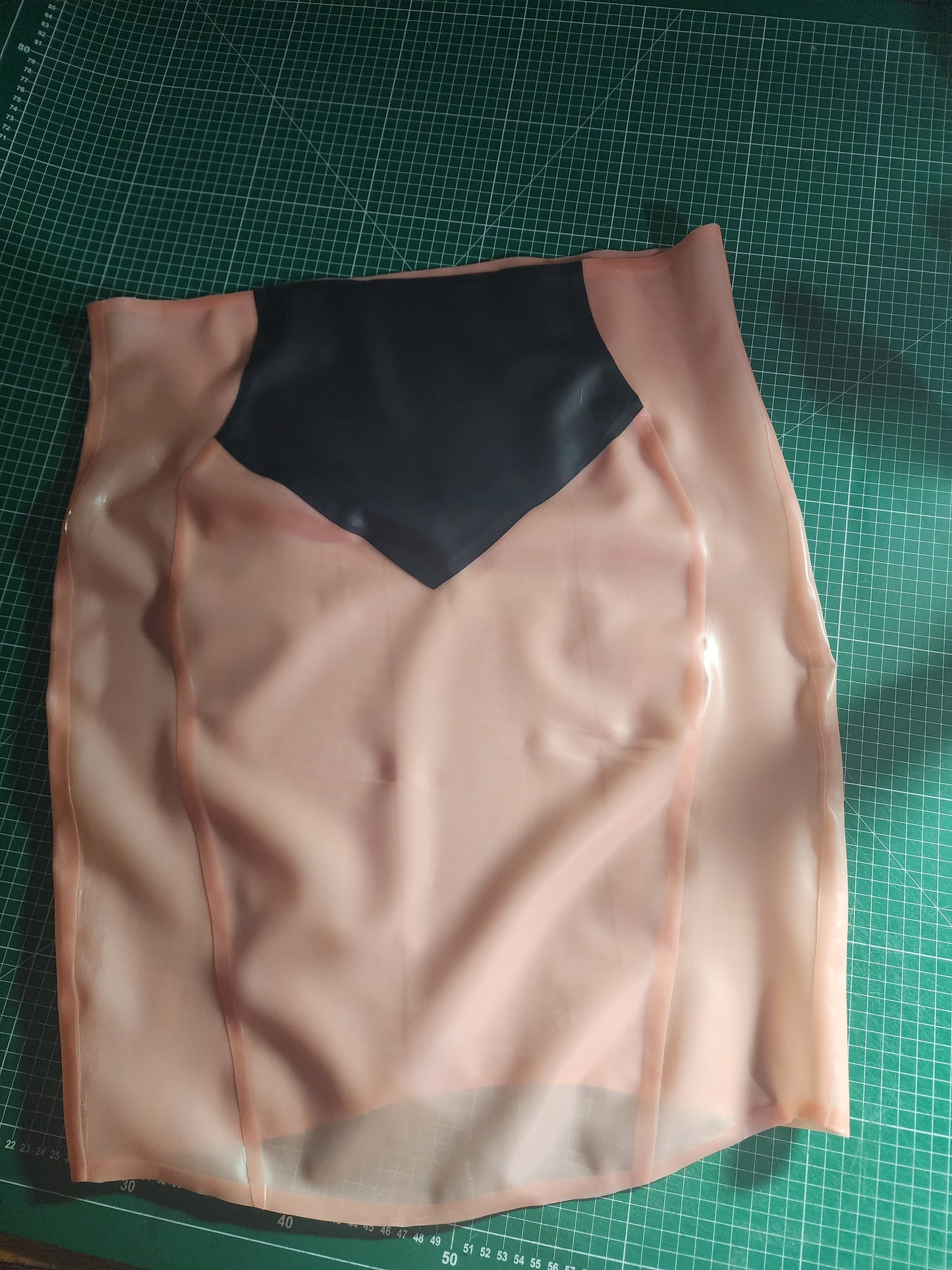 The Point Latex Skirt