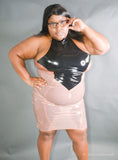 To The Point Latex Skirt