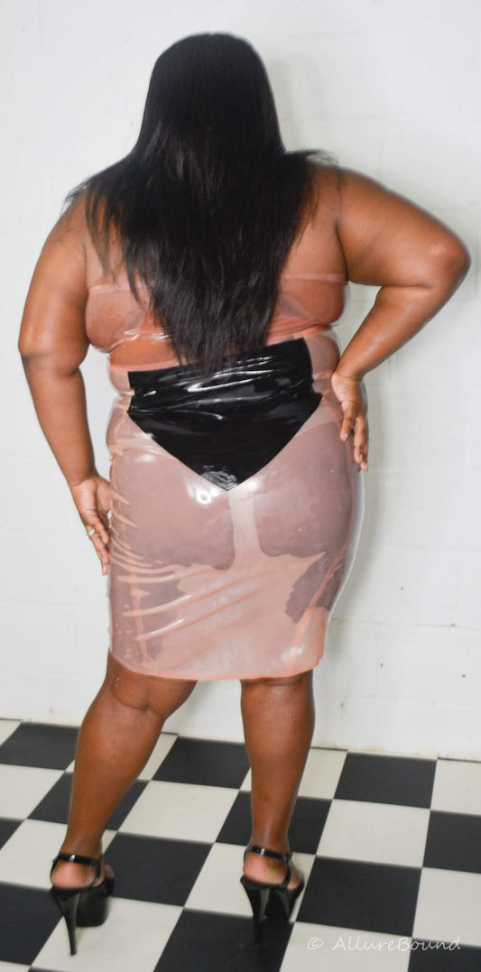 The Point Latex Skirt